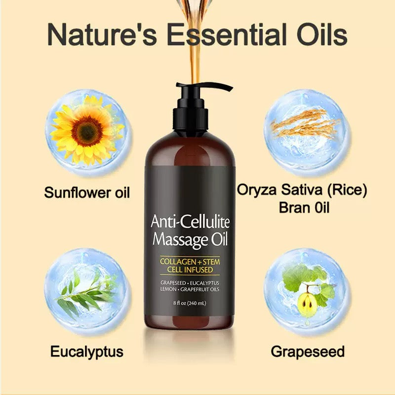 Trovva Anti-Cellulite Massage Oil 8 Fl Oz/ 240ML